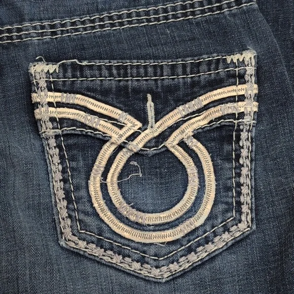 Mens Big Star Pioneer Bootcut 32R Sexy Denim Jeans Medium Wash No Distressing